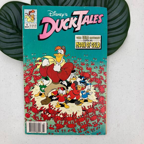 Disney's Duck Tales Mar 10 1991 Gold Odyssey Chapter Two Moon Graphic Comic Book - Picture 1 of 16